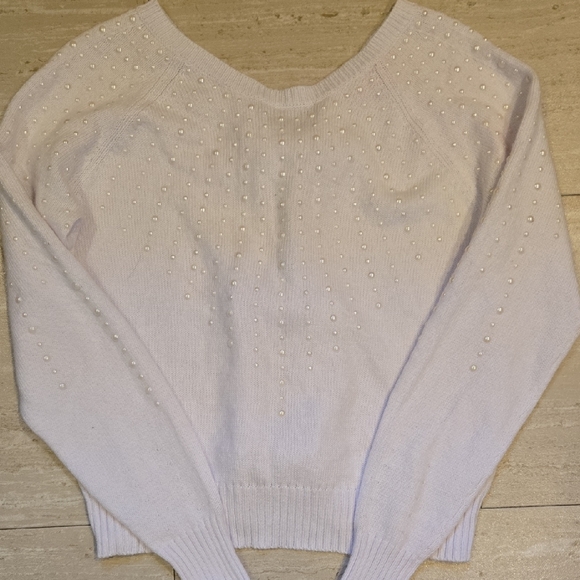 Lilly Pulitzer Sweaters - Lilly Pulitzer Lovelia Pearl-Embellished Bow Accent Sweater